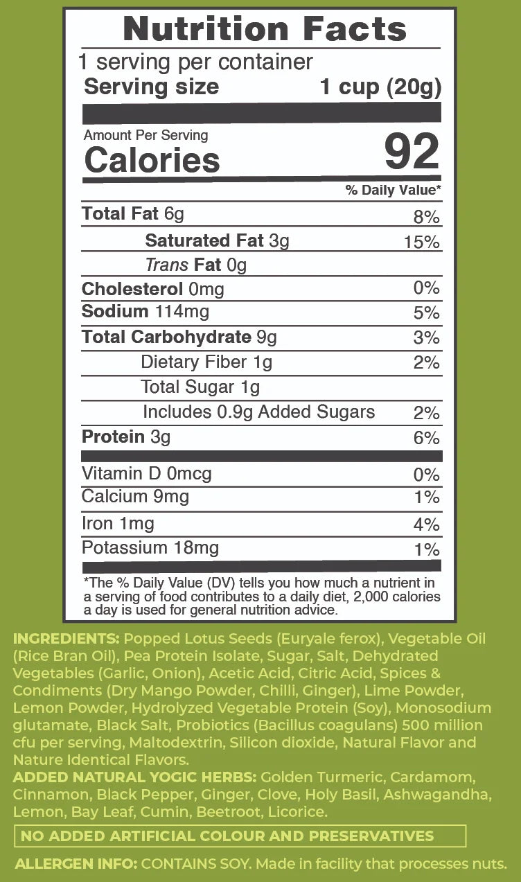 Crunchy Lotus Puffs in Sweet Chilli Flavour with 500 million CFU Probiotics - Pack of 8
