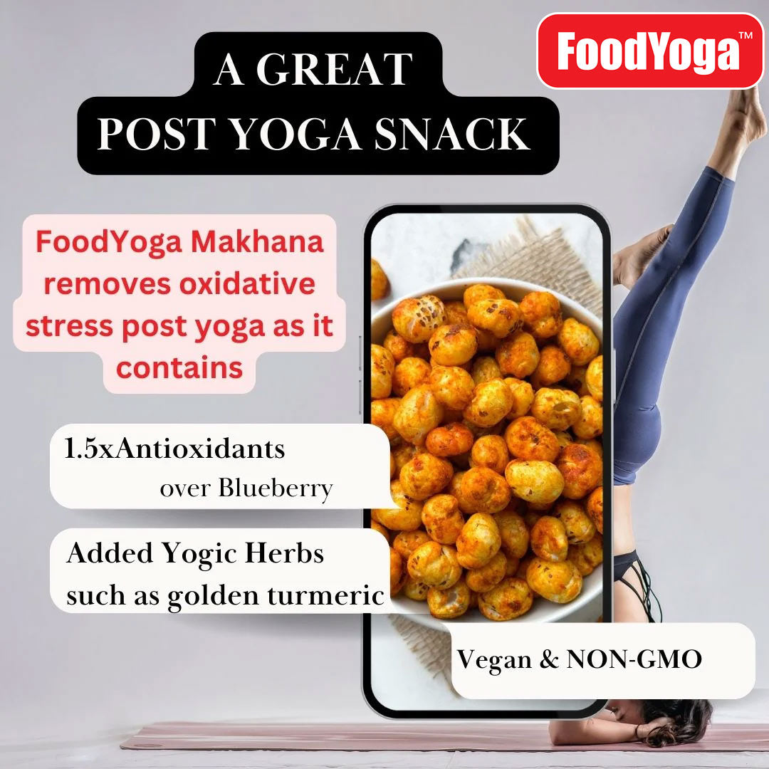 Foodyoga Lotus Puff Snack with Antioxidant, 4 units of Variety Pack