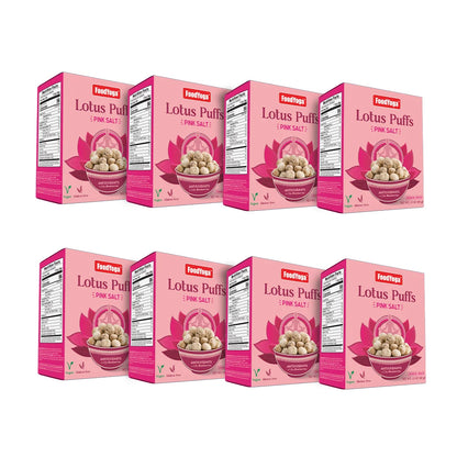 Crunchy Lotus Puff in Pink Salt with Antioxidants - Pack of 8